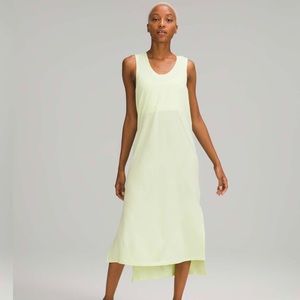 LULULEMON ALL YOURS TANK MAXI DRESS CRISPIN GREEN